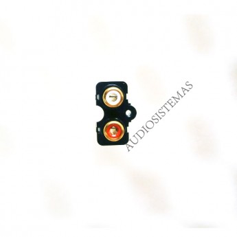 Conector RCA Behringer hembra chasis (03283)