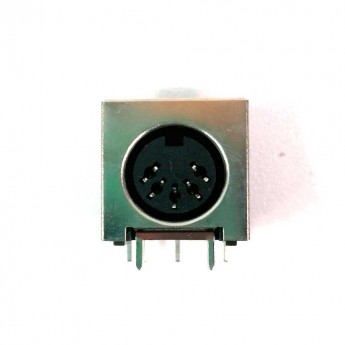 Conector DIN 5 pin hembra chasis circuito impreso (03132)
