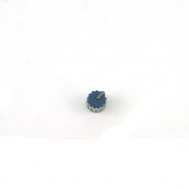 Boton potenciometro gris/azul  (12093)
