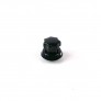 Boton Potenciometro Rotativo negro T1951...anillo. (01915)