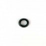 Boton Potenciometro Rotativo negro anillo  (01919)